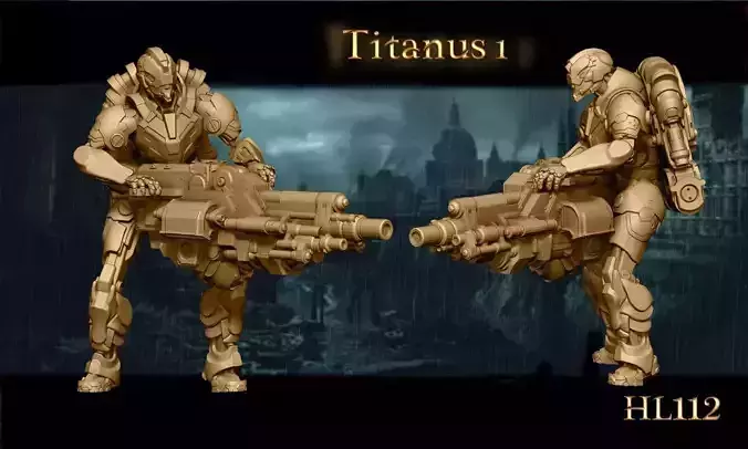 Heresylab Redeemers Titan Robot 1 3D print model
