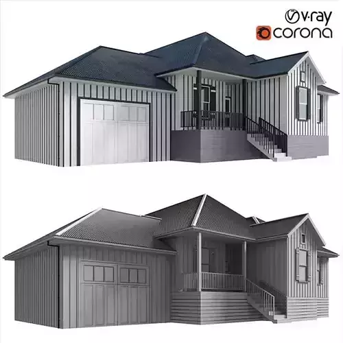 Cottage house 3D model