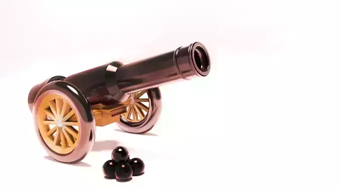 cannon ramadan Free 3D model