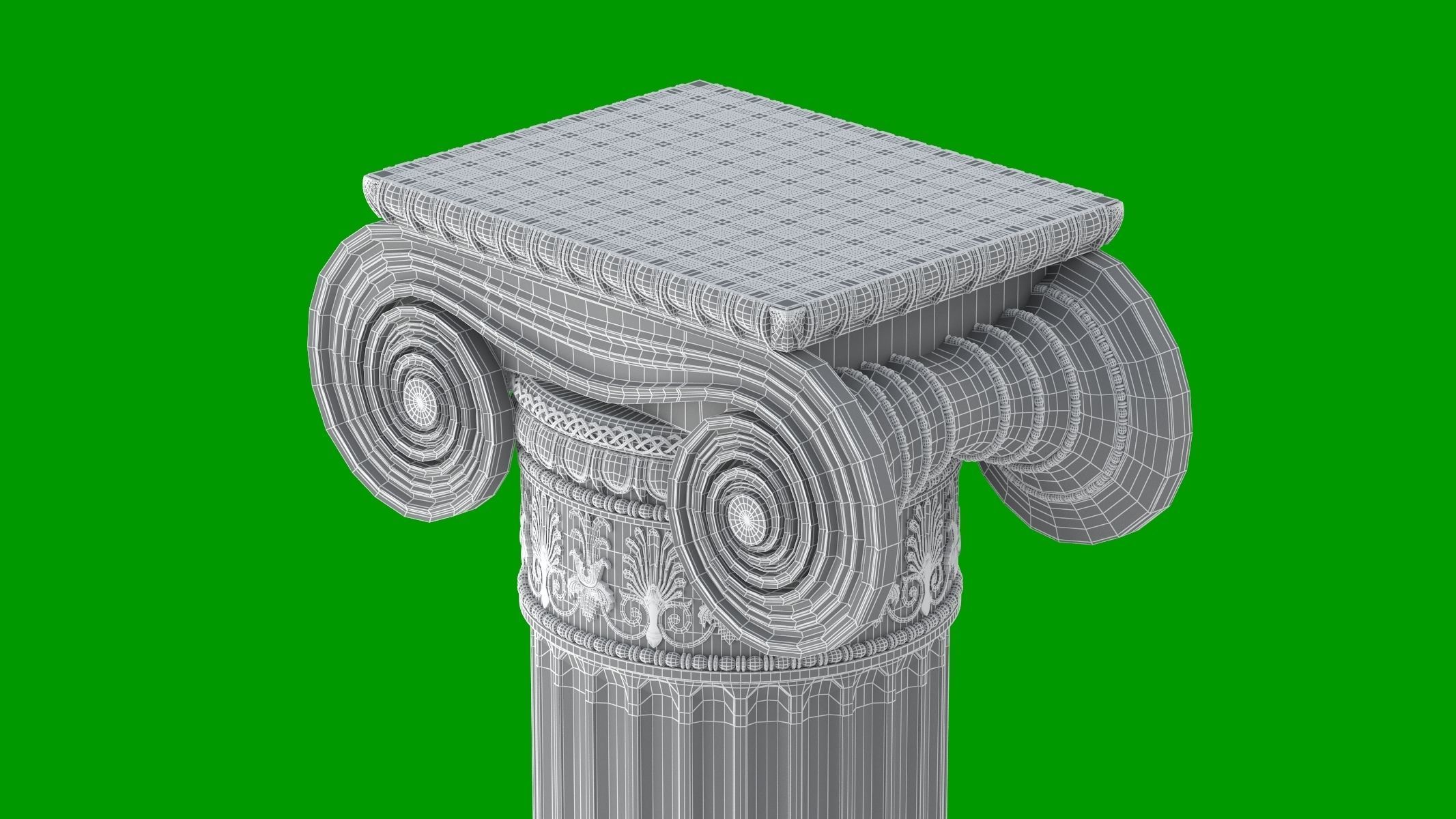 Greek Ionic 3D model_20