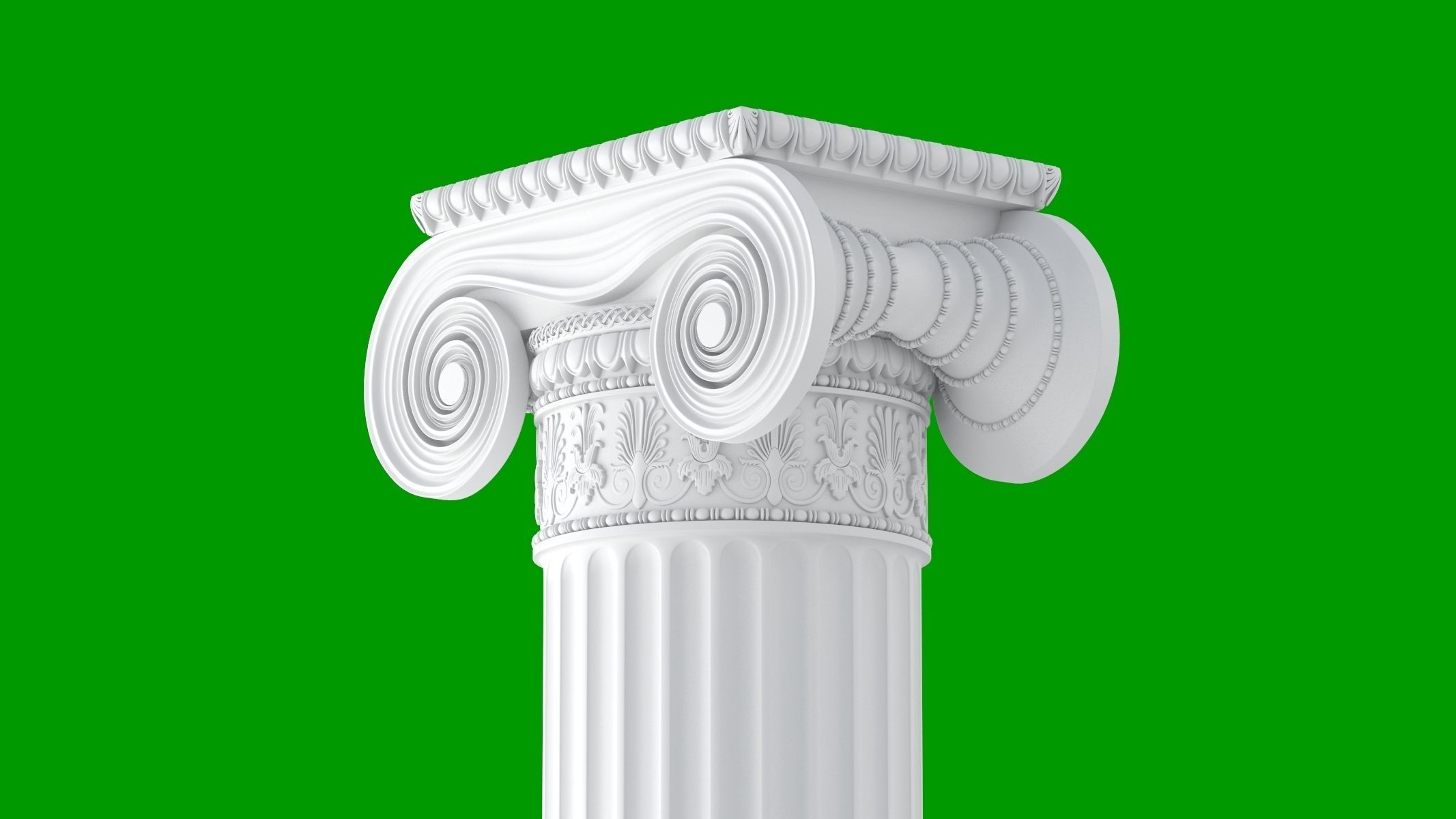 Greek Ionic 3D model_8