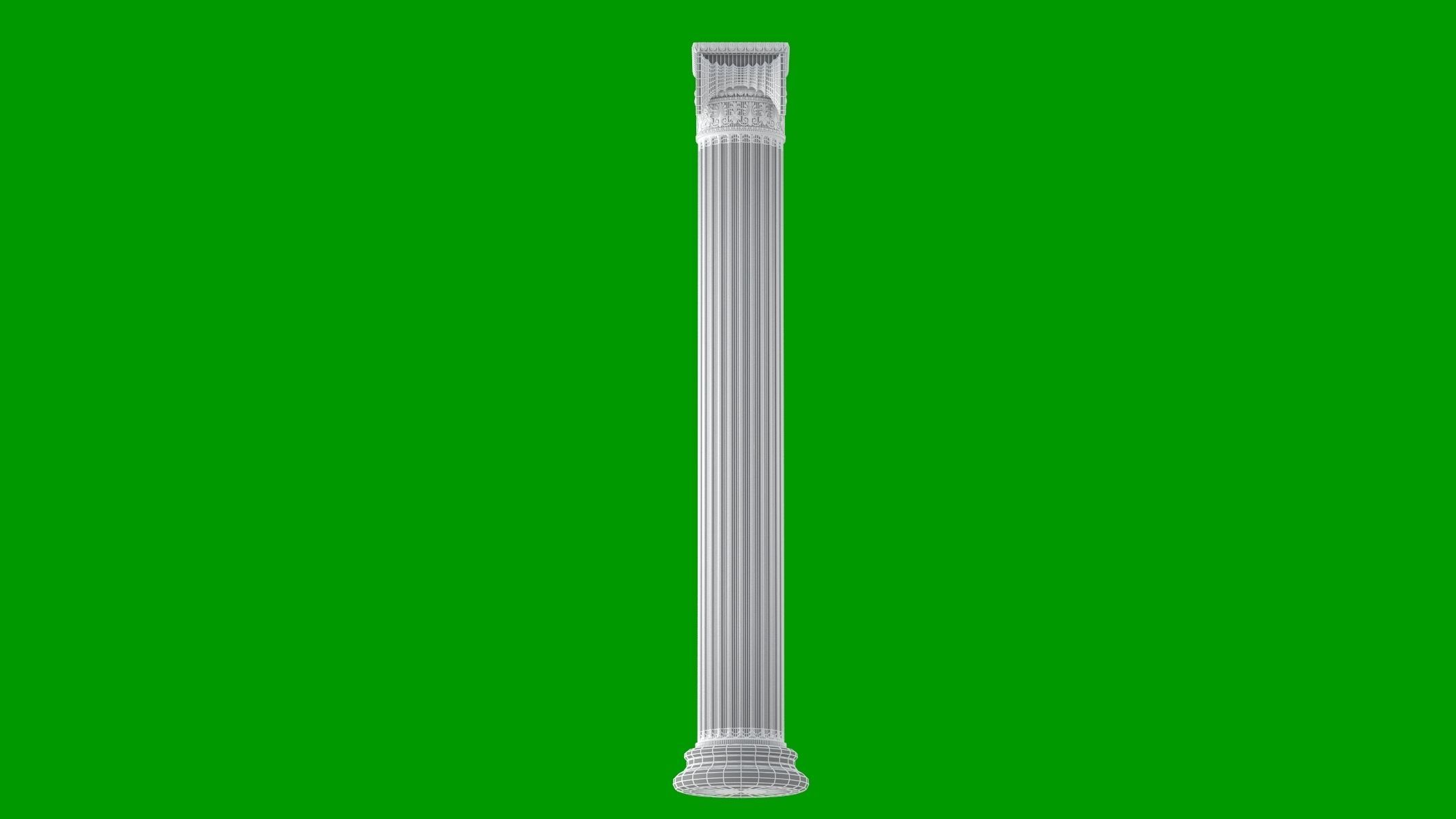 Greek Ionic 3D model_12