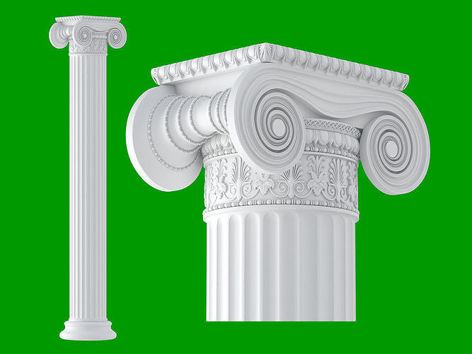 Greek Ionic 3D model