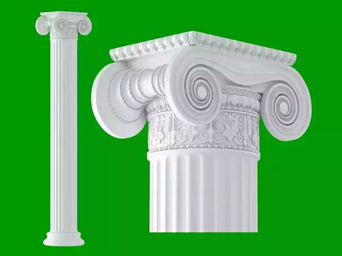 Greek Ionic 3D model