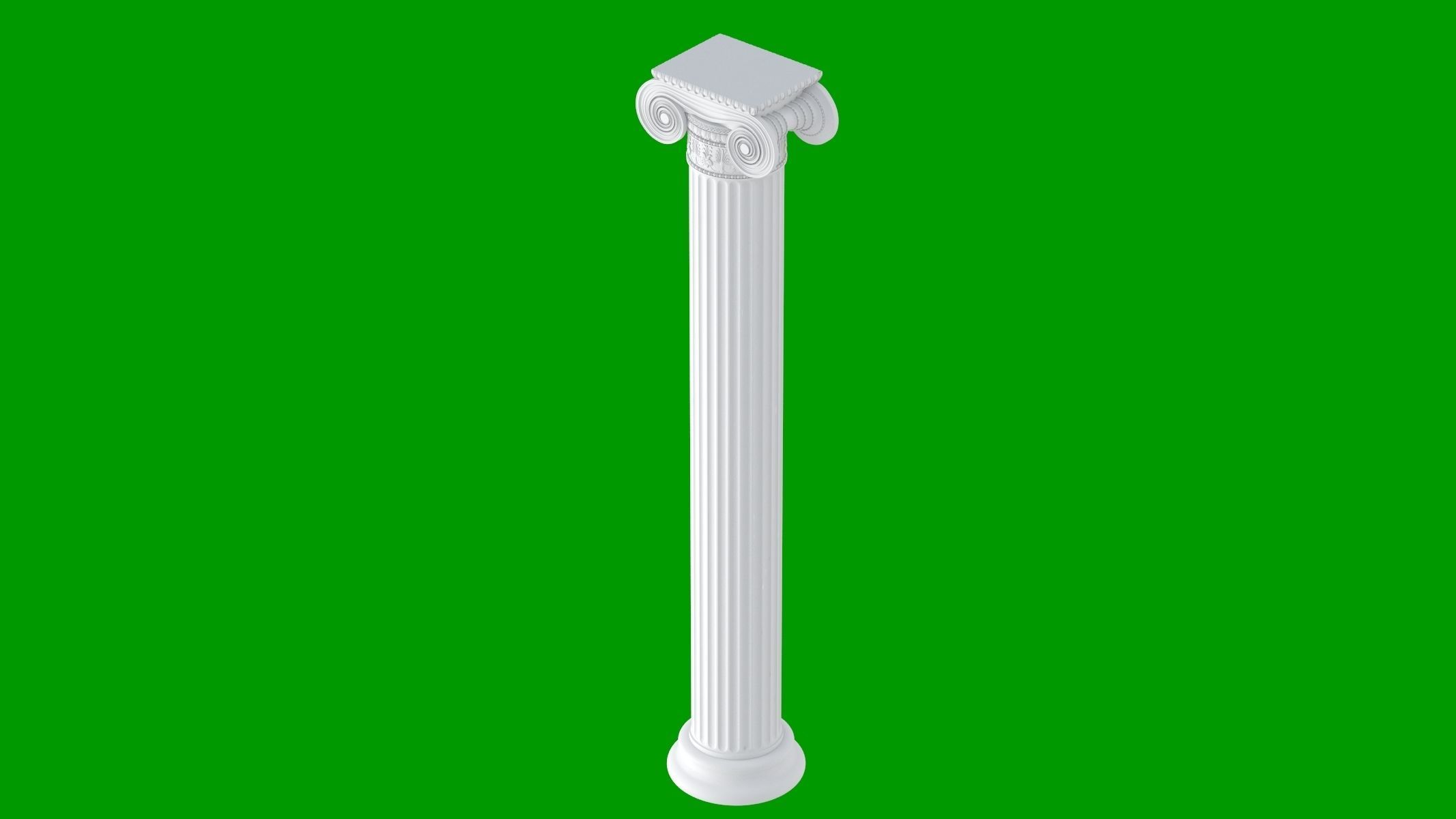 Greek Ionic 3D model_4