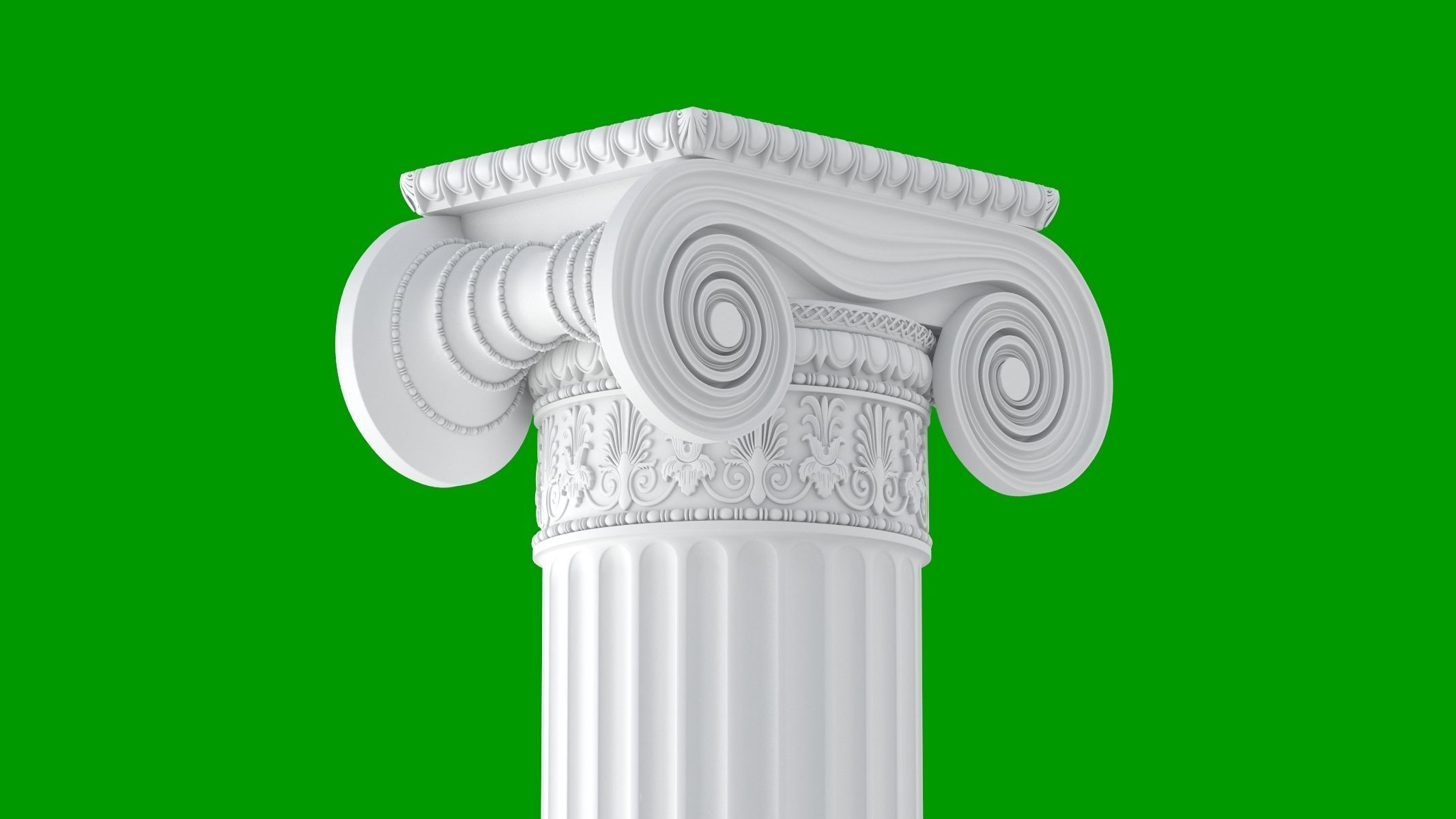 Greek Ionic 3D model_6
