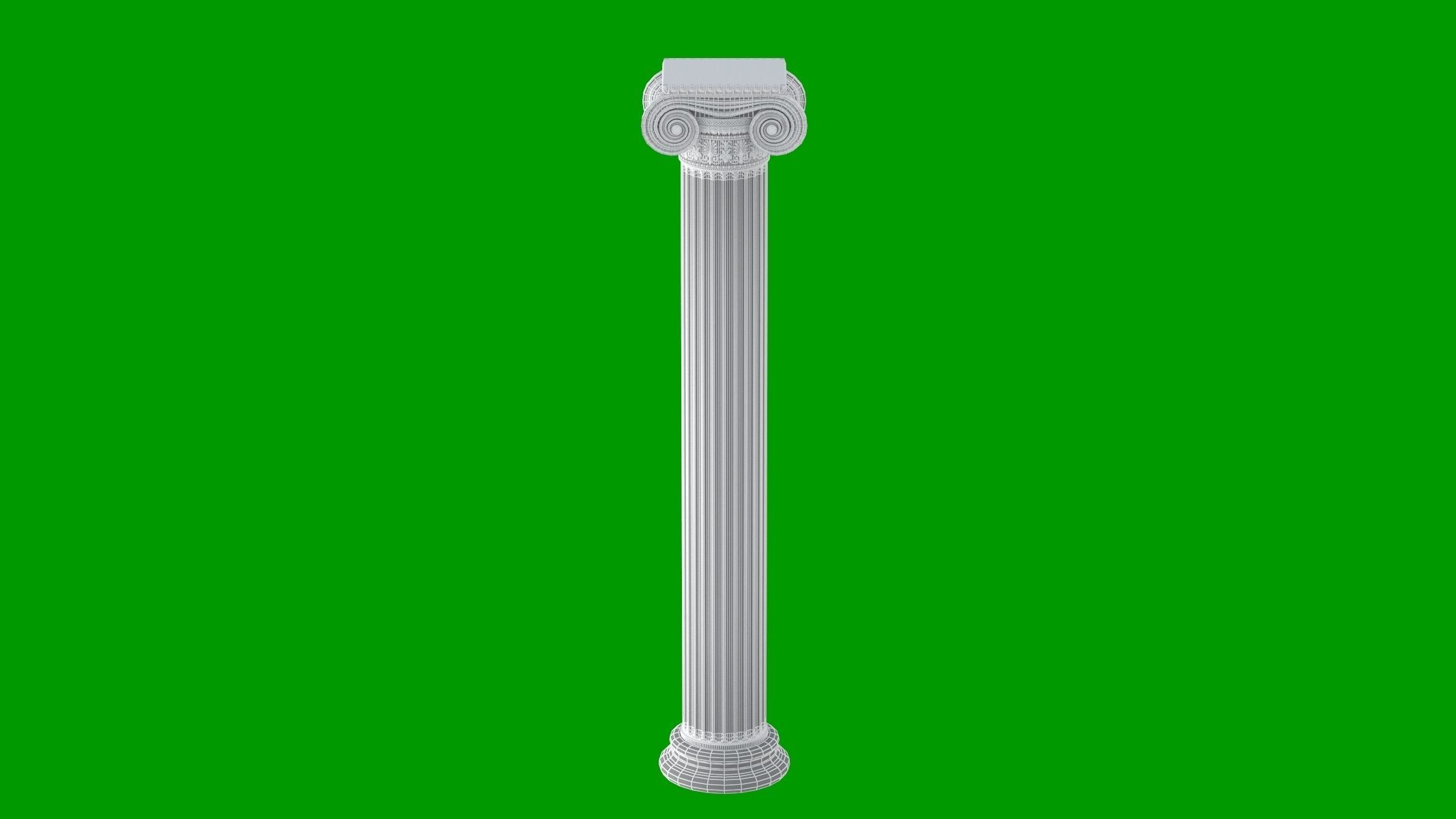 Greek Ionic 3D model_15