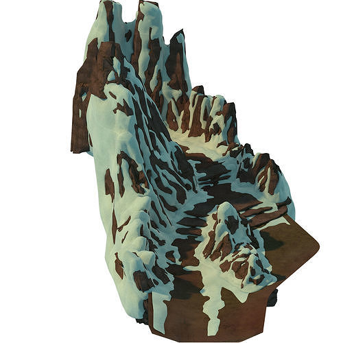 White camel hill - small diameter surface 3D model
