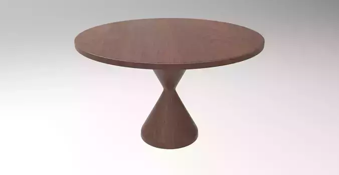 Round Wooden Table
