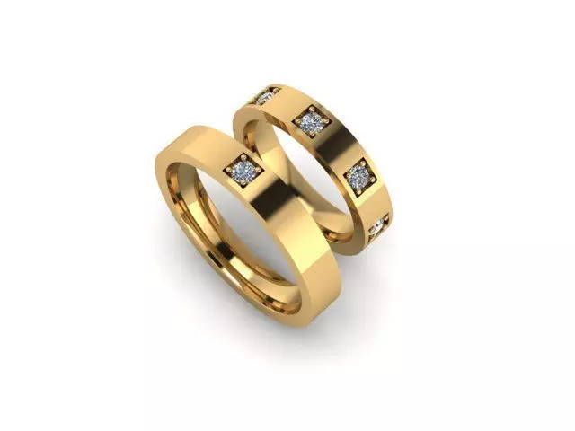 Weeding rings 99 3D print model