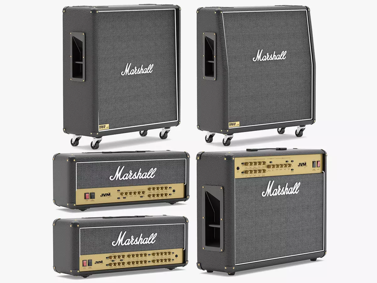 Marshall Speakers Collection 3D model_0