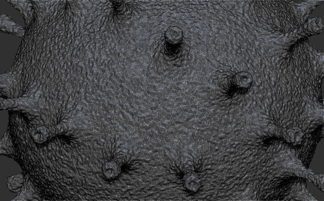 Coronavirus COVID-19 3D printing ready stl obj formats 3D print model_17