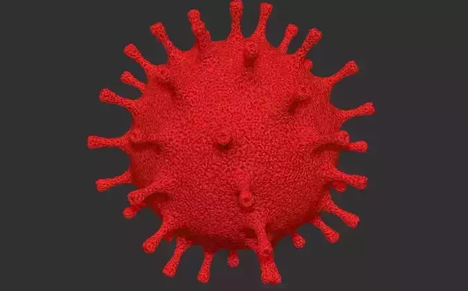 Coronavirus COVID-19 3D printing ready stl obj formats 3D print model