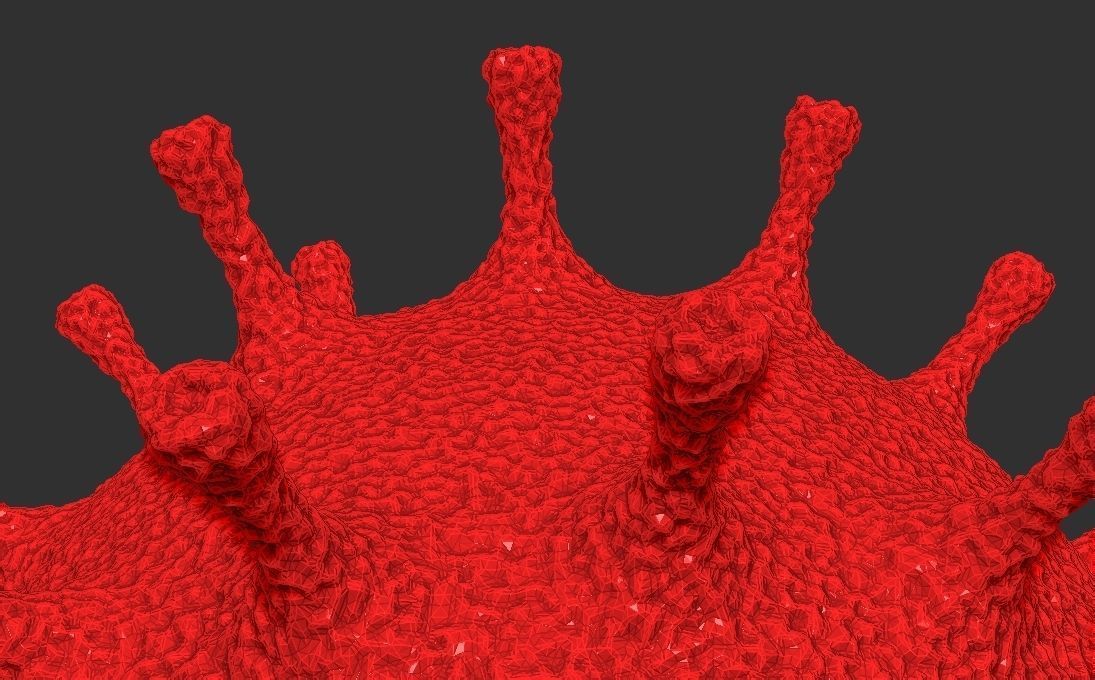 Coronavirus COVID-19 3D printing ready stl obj formats 3D print model_4