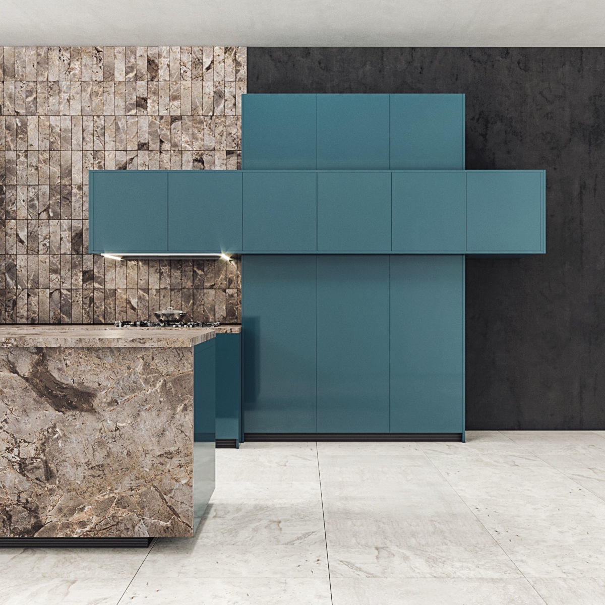 Kitchen 55 3D model_2