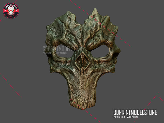 Darksiders Death Mask Cosplay Helmet STL  3D print model