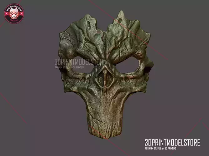Darksiders Death Mask Cosplay Helmet STL 