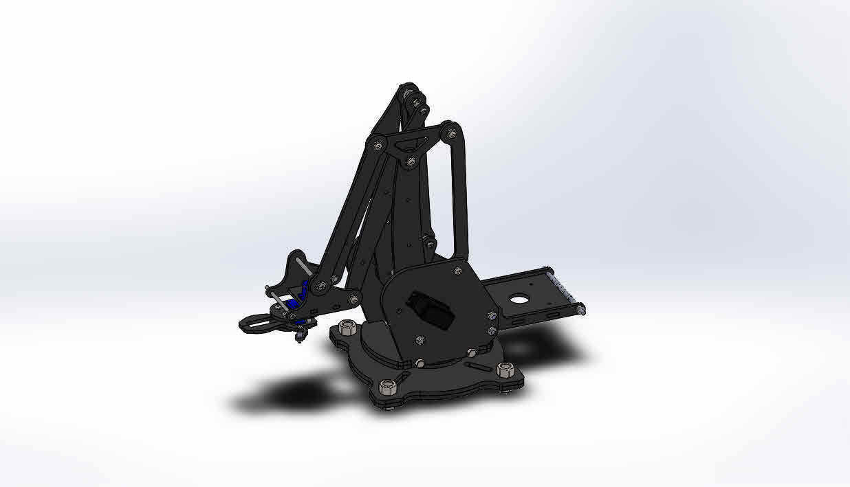 Robotic Arm Design 3D model_4