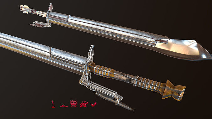 Sword Low-poly 3D model