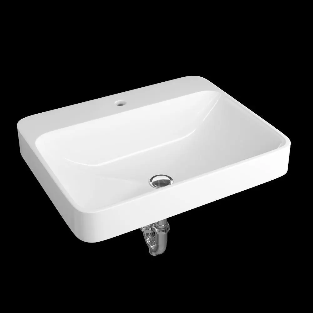 VOX RECTANGLE Vessel Bathroom Sink 3D model