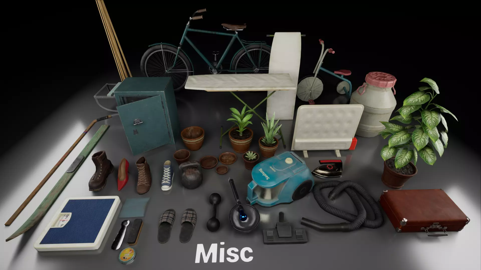 Post Soviet Misc UE4 Low-poly 3D model_0