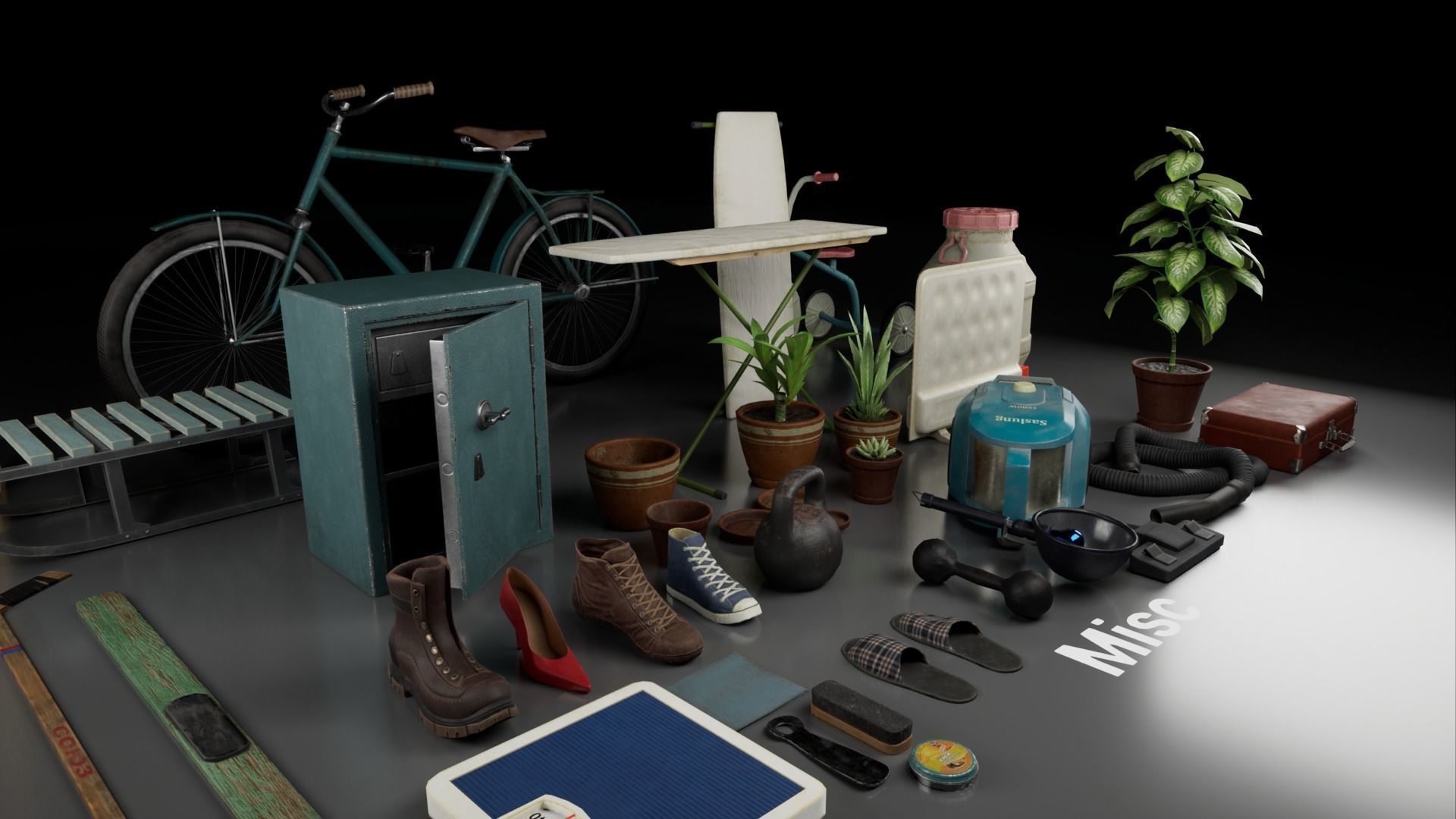 Post Soviet Misc UE4 Low-poly 3D model_2