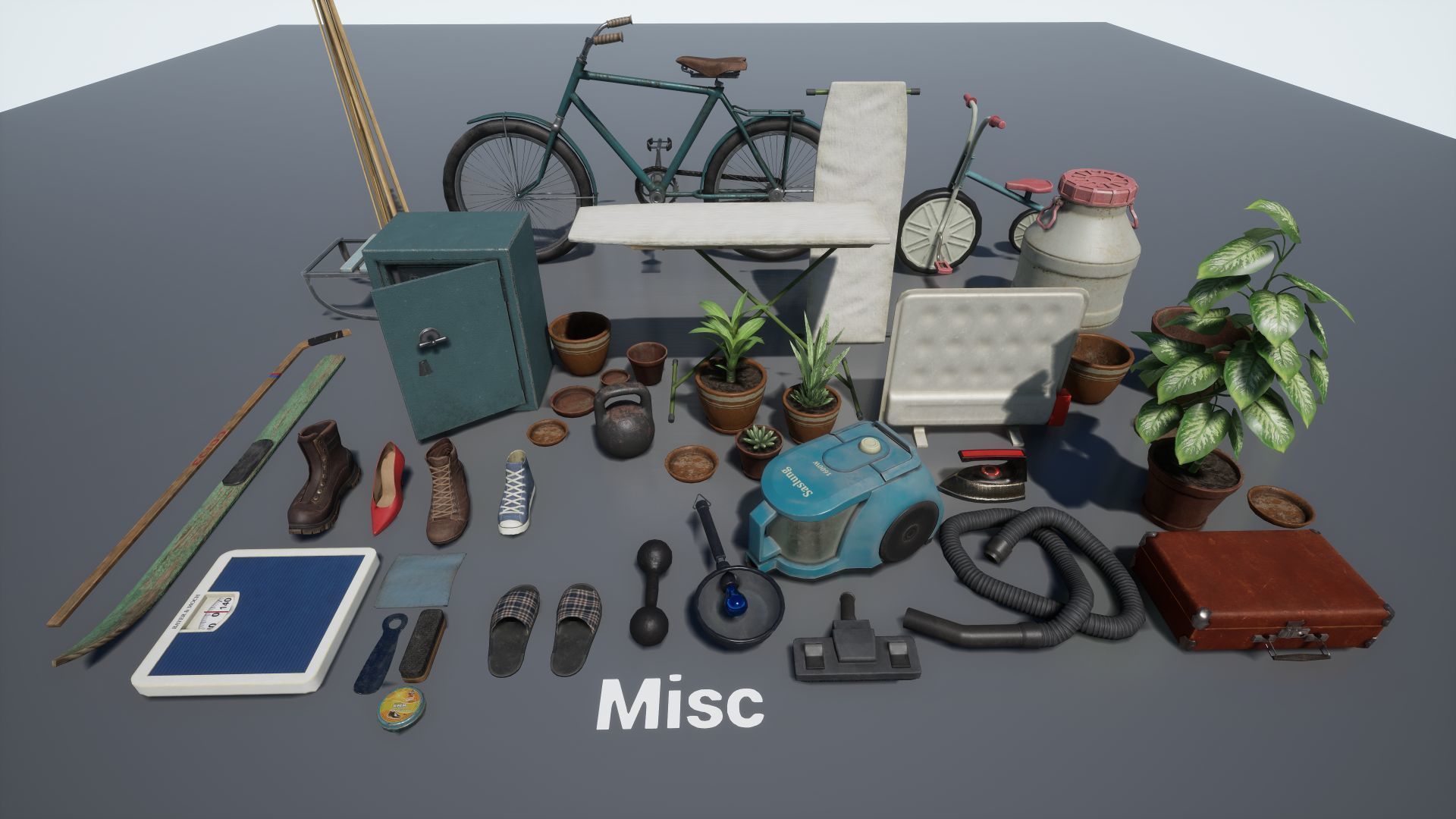 Post Soviet Misc UE4 Low-poly 3D model_4