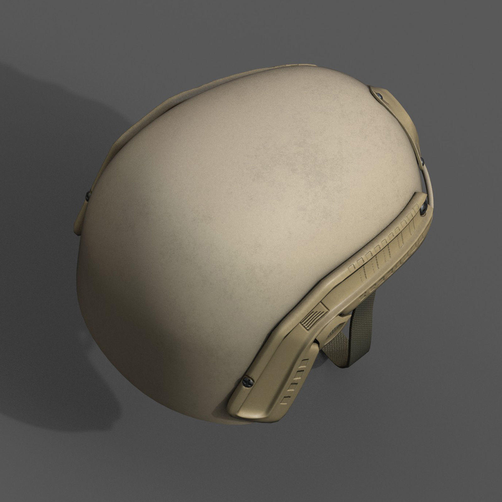 Helmet military combat soldier armor scifi fantasy  Low-poly 3D model_8