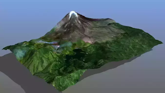 Tropical Volcano Terrain