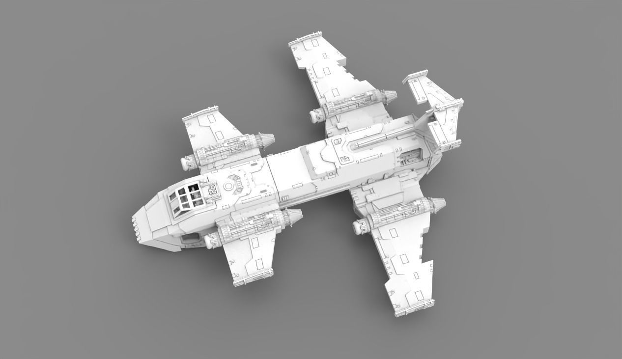 Roar Eagle Transporter 3D print model_3