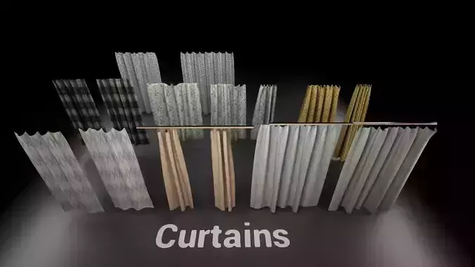 Post Soviet Curtains UE4