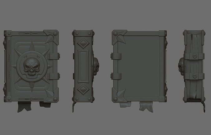 Spellbook book 3D print model