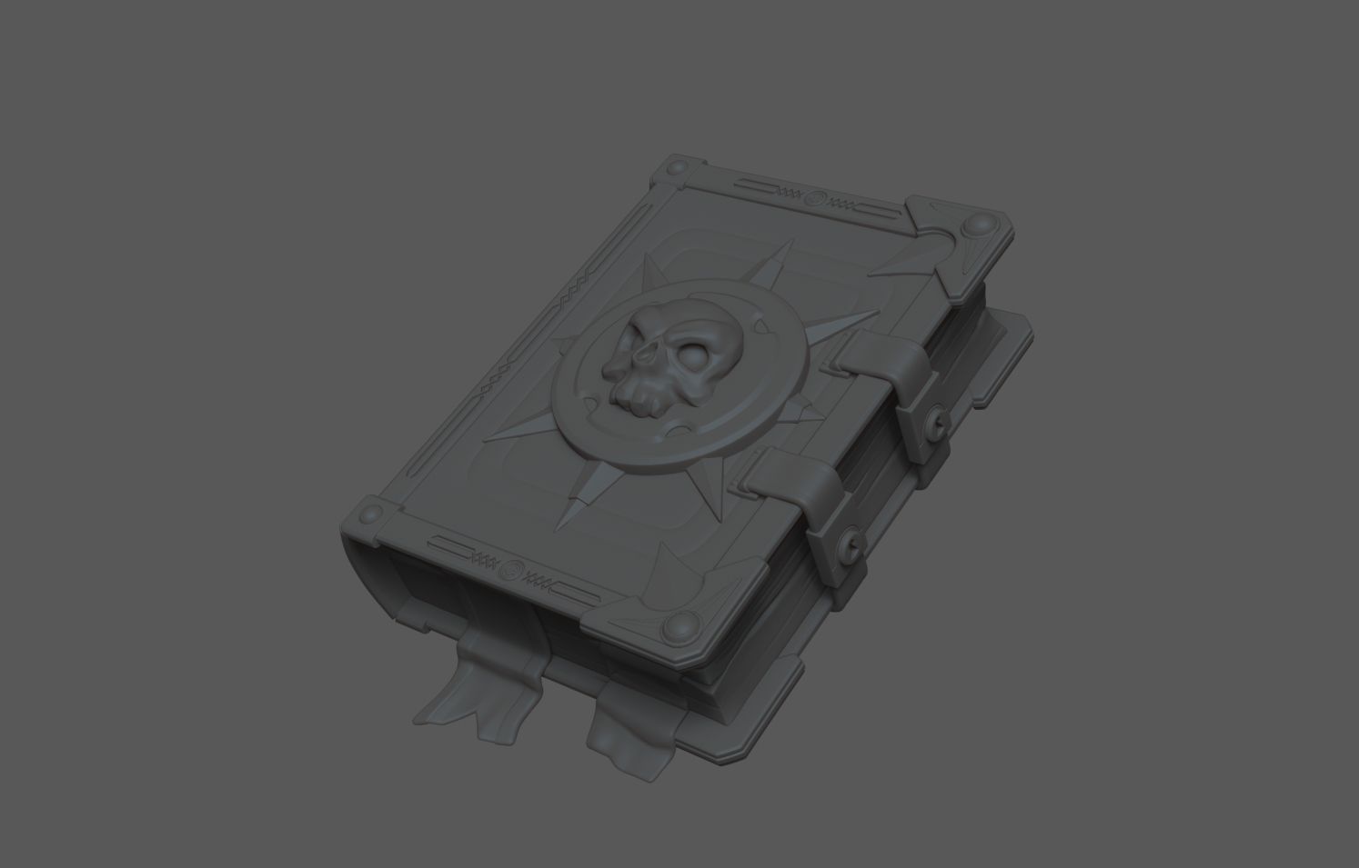 Spellbook book 3D print model_2