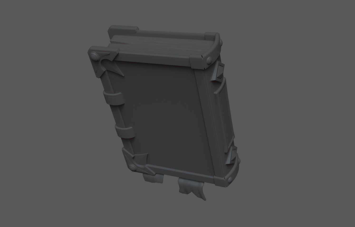 Spellbook book 3D print model_3