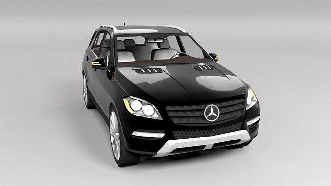 MERCEDES ML 2012 LOWPOLY Low-poly 3D model