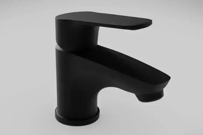 Faucet Foiled black matt PBR