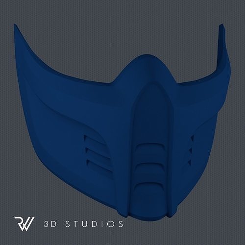 MK11 Sub-Zero Mask V4 - STL File 3D print model