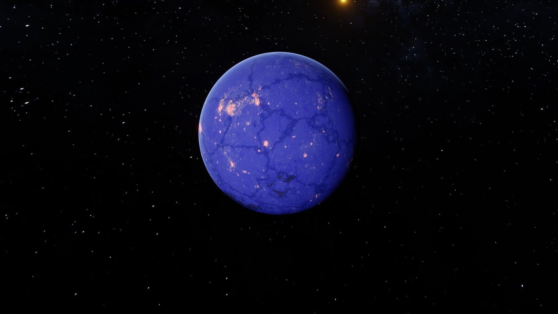 Textured Planet 3D model_7