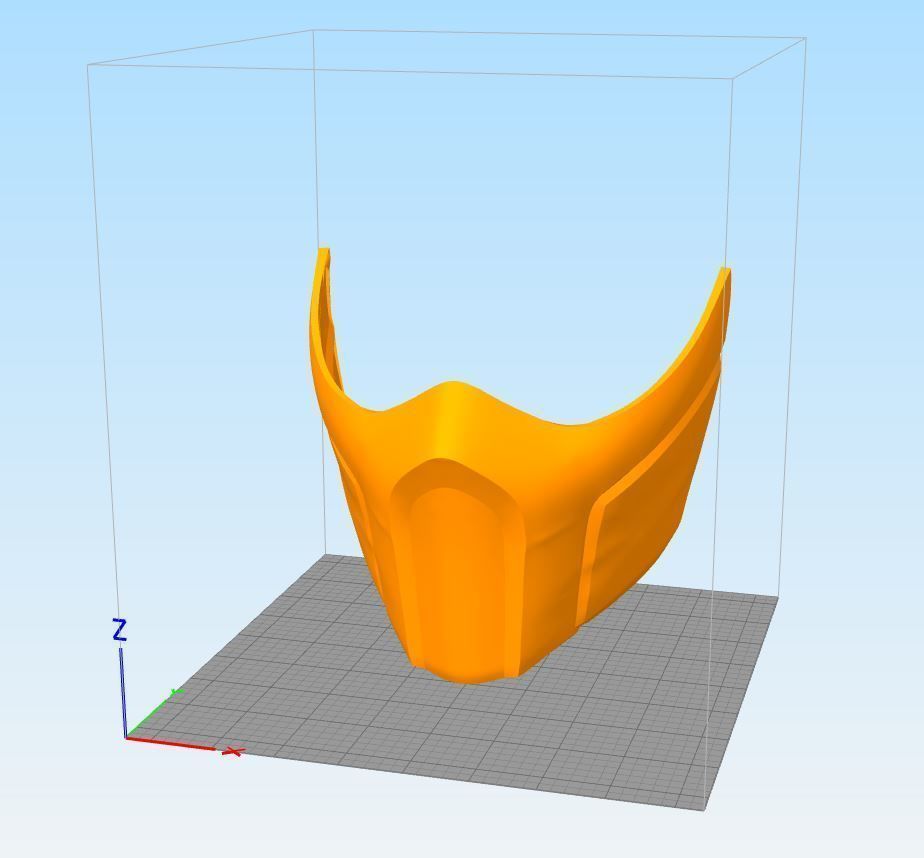 MK11 Sub-Zero Mask - Pack 01 - STL Files 3D print model_3