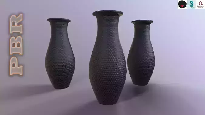  Two-tone modern vase