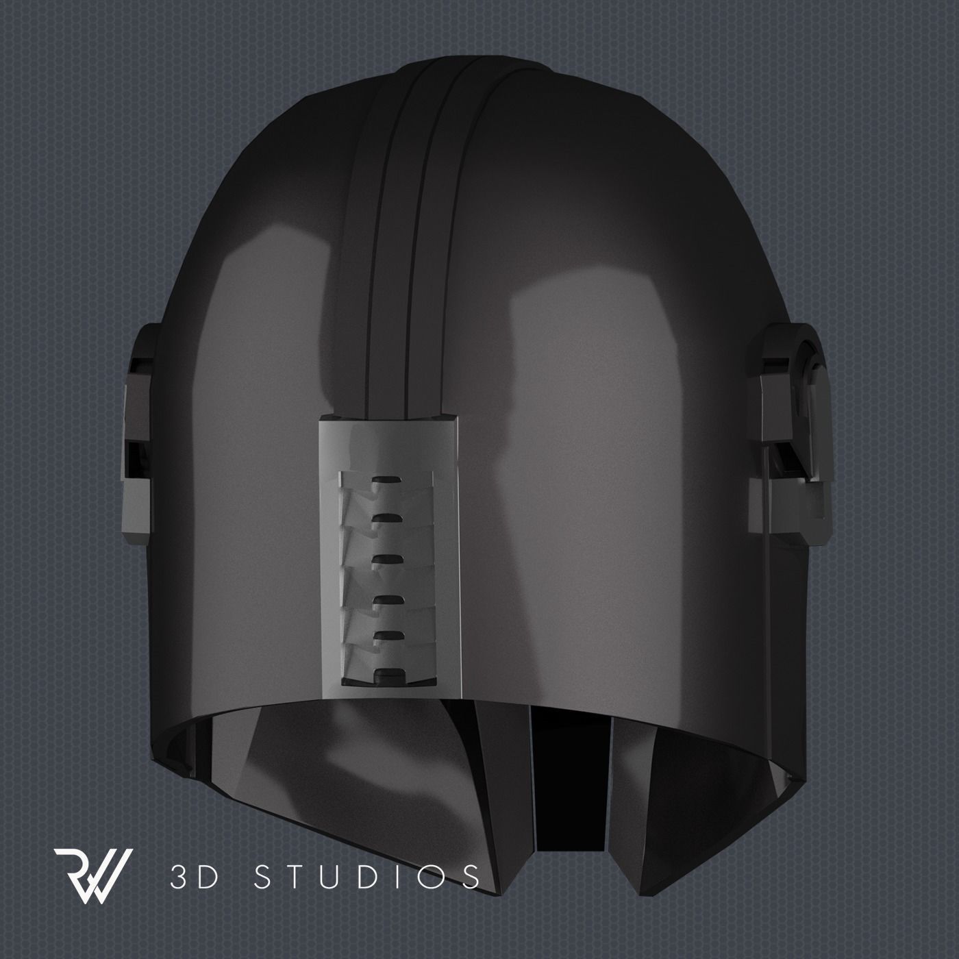 The Mandalorian Helmet - STL File 3D print model_1
