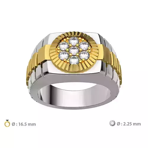 N059 Watch style woman ring