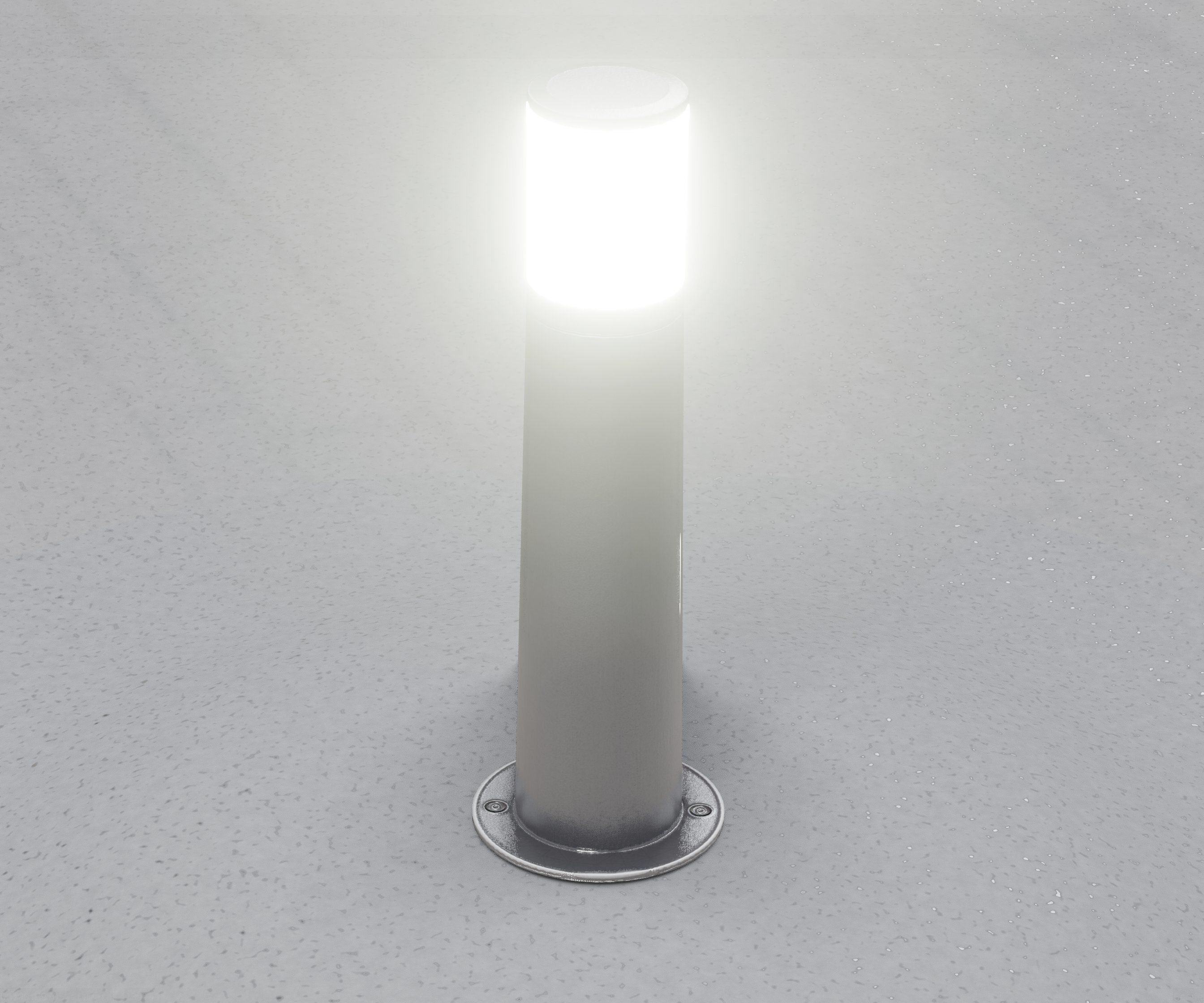 Low-Poly Basic Light Column 10 - Street Light Set-9 Low-poly 3D model_43