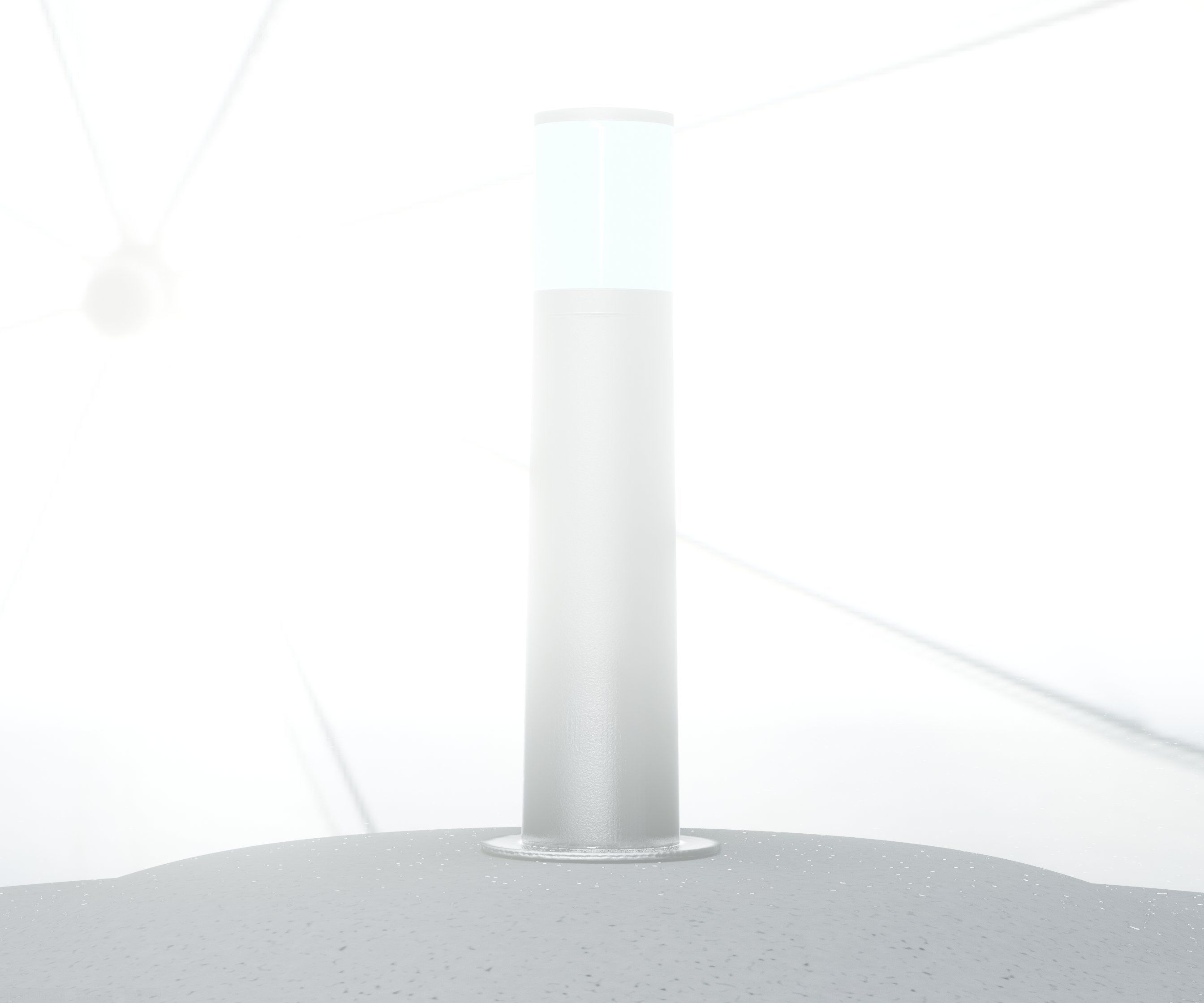 Low-Poly Basic Light Column 10 - Street Light Set-9 Low-poly 3D model_62