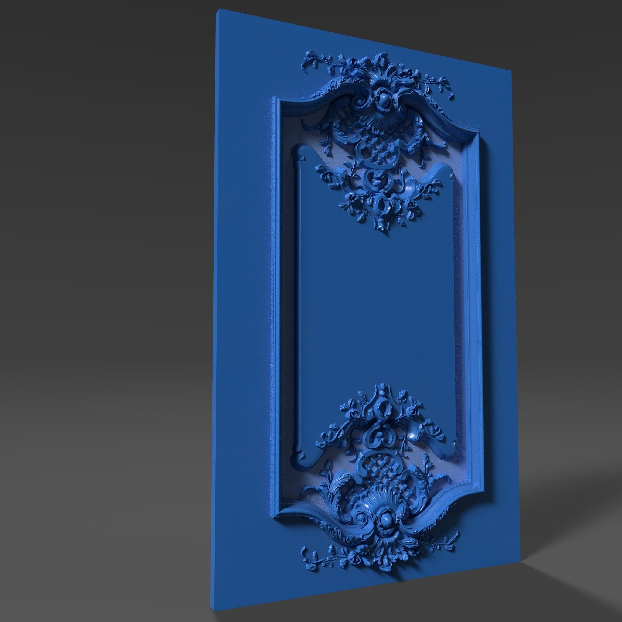 kitchen facade decorated with carvings 3D print model 3D print model_7