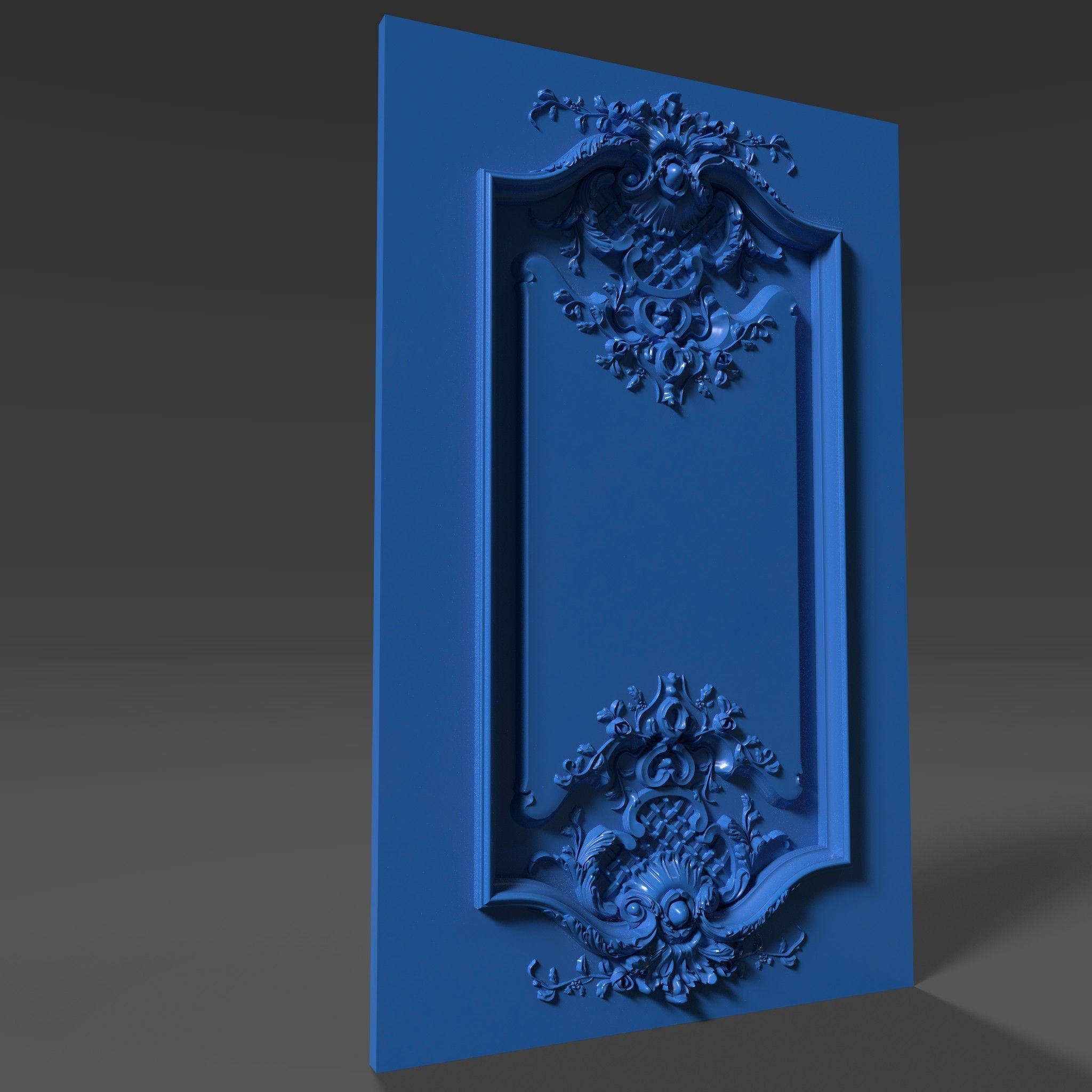 kitchen facade decorated with carvings 3D print model 3D print model_6