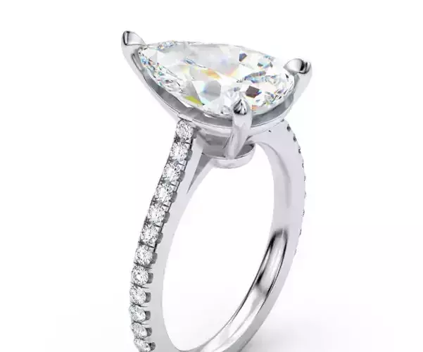 Eternal Pear Ring