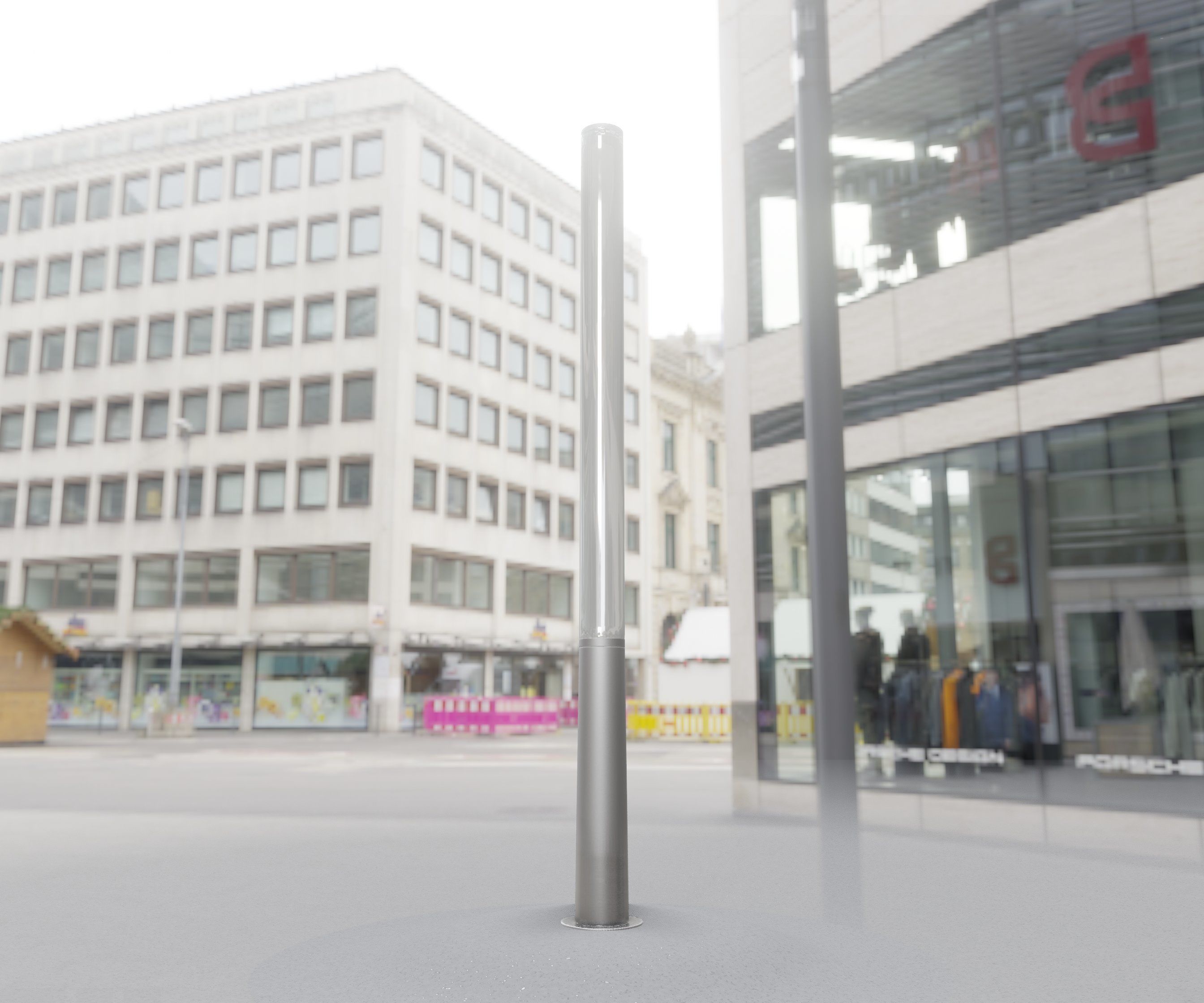 Low-Poly Basic Light Column 13 - Street Light Set-9 Low-poly 3D model_82