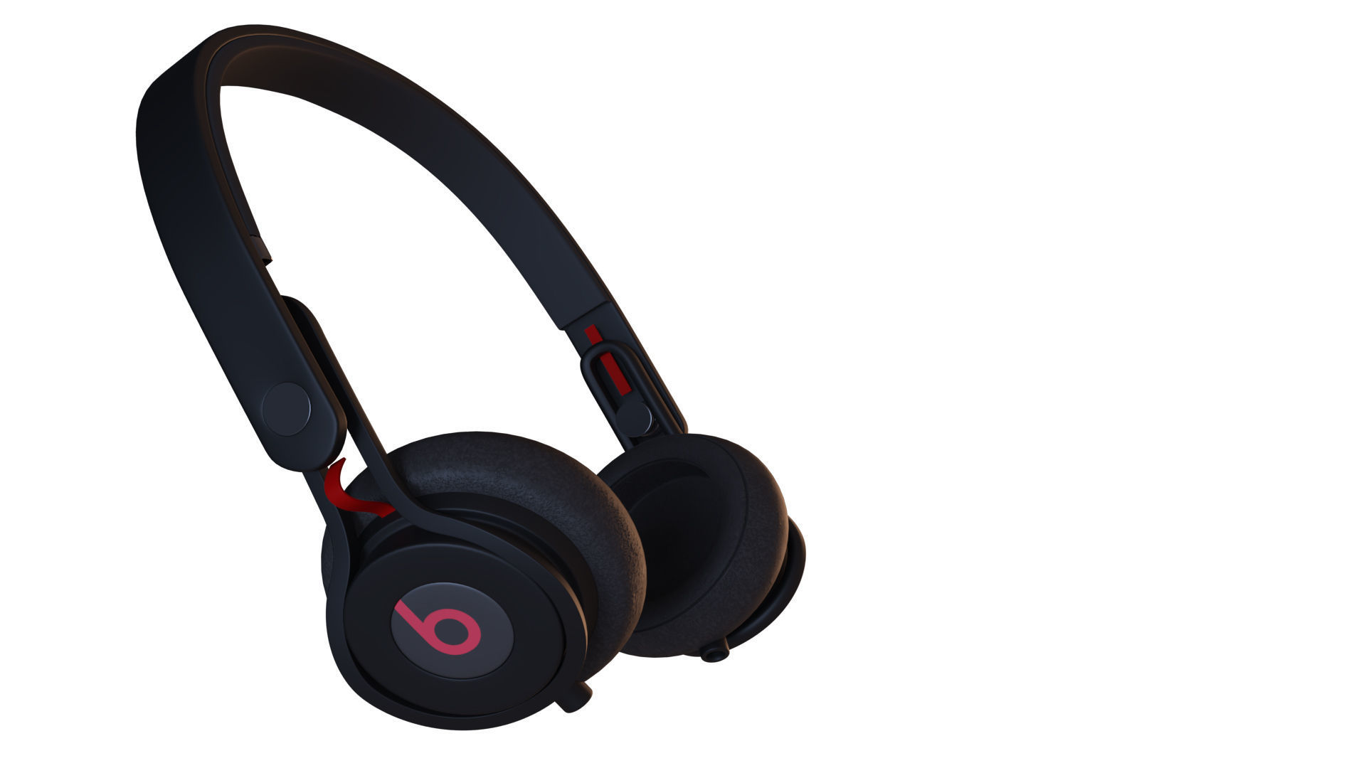 Beats mixr Black 3D model 3D model_2