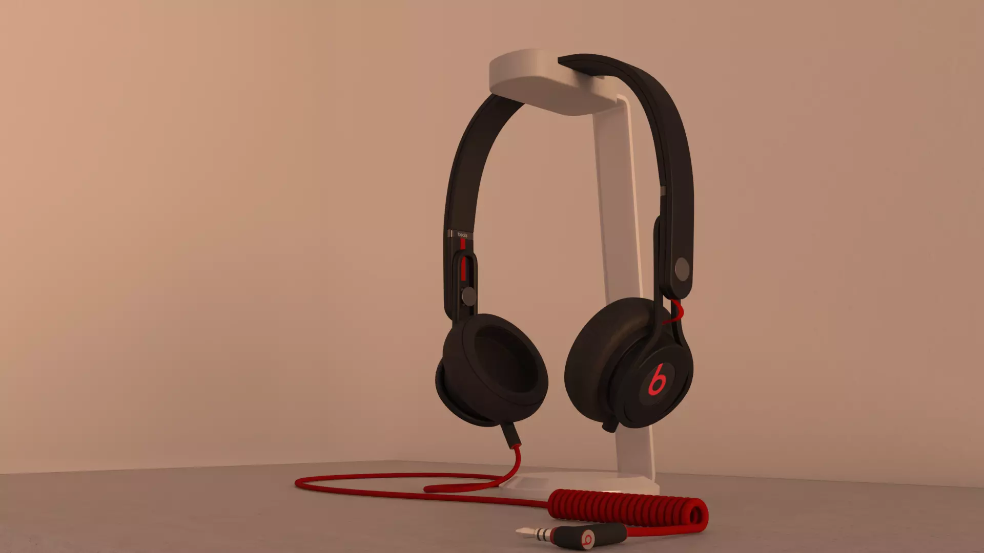 Beats mixr Black 3D model 3D model_0